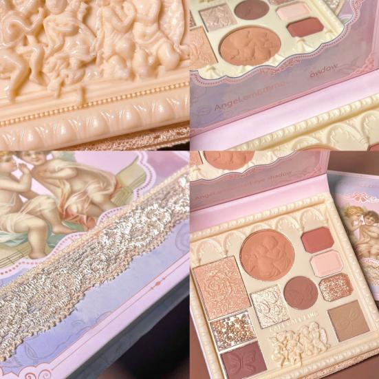 18 г/коробка, лоток для румян, многофункциональный, плотно прижатый, шелковистый, практичный, осветляющая пластина для теней для век для девочек