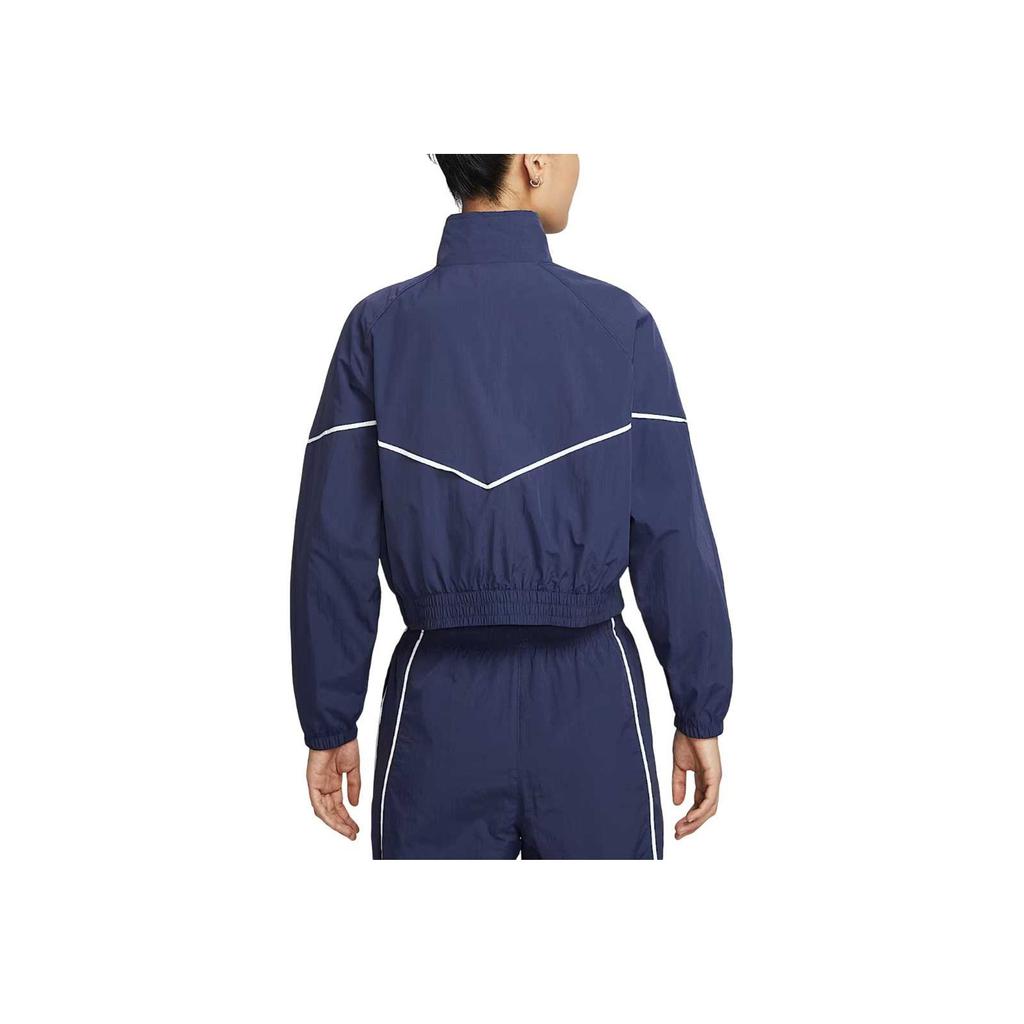 Nike Спортивная одежда Windrunner Удобная Приятная к коже Куртка оверсайз со стойкой Женские куртки IM8028-410