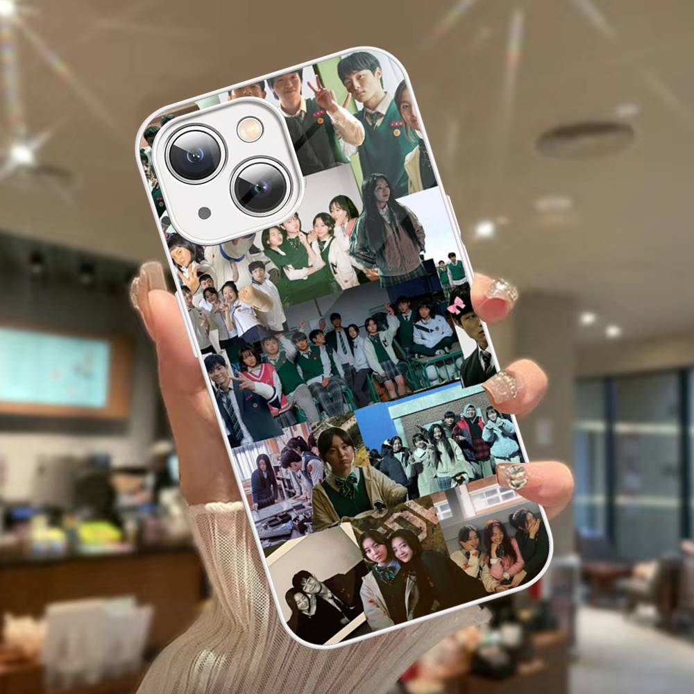 Horror TV All Of Us Are Dead Tempered Glass For Iphone 14 13 12 11 Pro Mini XS MAX 14Plus X XS XR Fundas