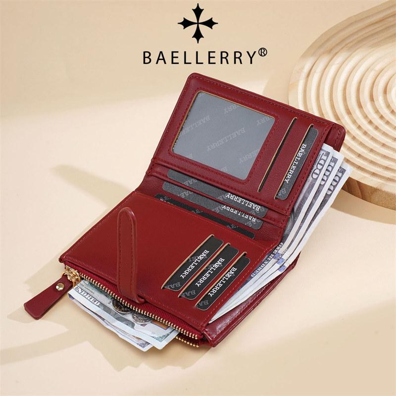 Baellerry Женские Модные Короткие Кошельки Повседневный Дизайн Держатель для Карт для Леди Женский Двускладной Кошелек-Кошелек