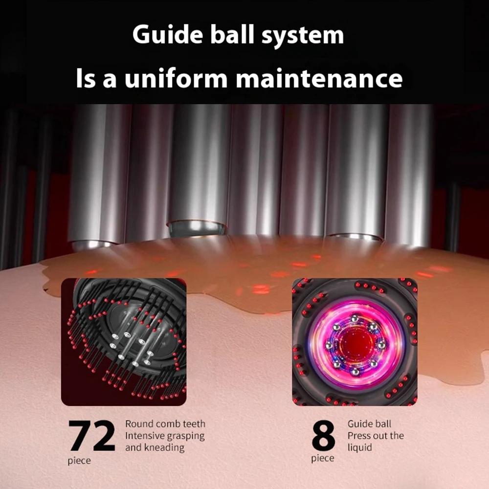 Электрическая микротоковая массажная расческа, портативная расческа для волосяных фолликулов, аппликатор для масла для кожи головы, массажер для головы, средство для роста волос, уход против выпадения волос