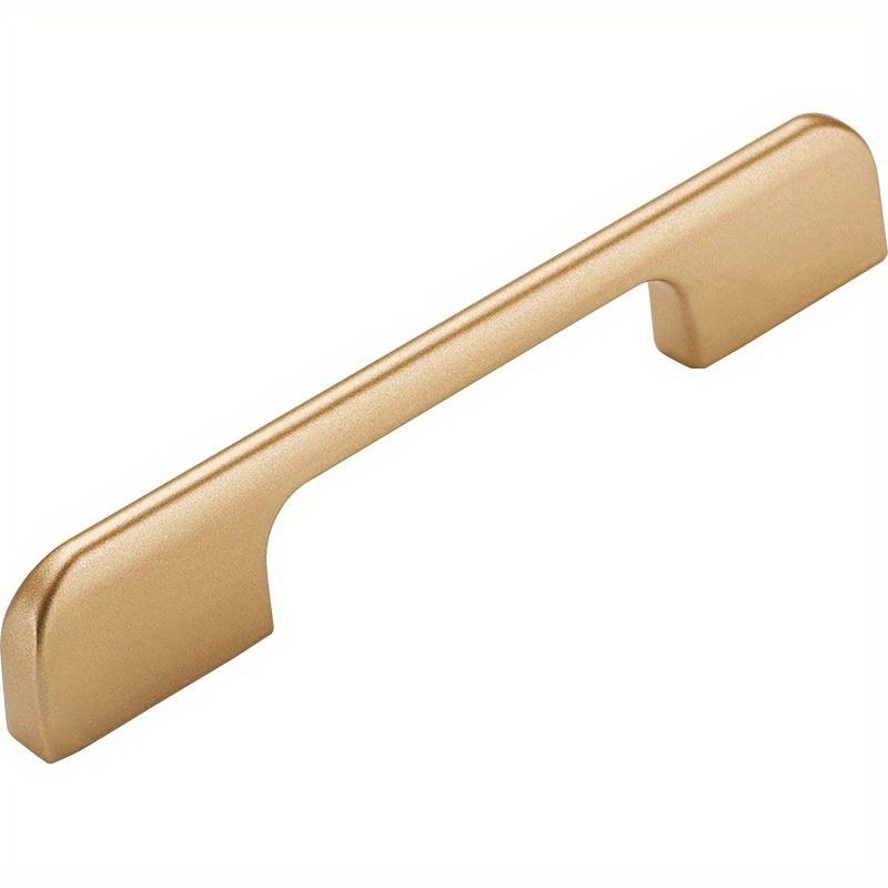 6 шт. Ручки для шкафов из алюминиевого сплава, песочно-золотые, ручки для шкафов и ящиков, мебельная фурнитура с крепежными винтами