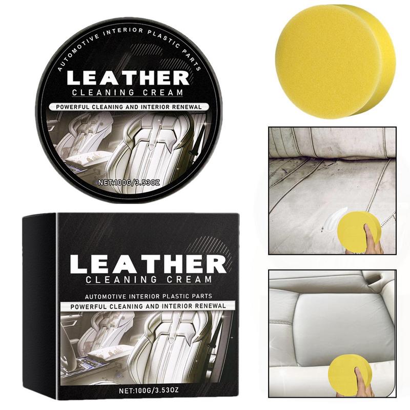 Car Leather Conditioner 100g Leather Balm Repair Balm Restores Leather Surfaces Leather Restorer For Purses Shoes Furniture Car