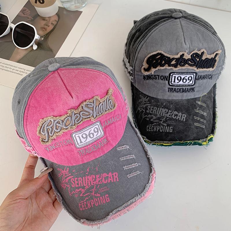 Винтажные бейсболки с вышивкой букв для мужчин и женщин, регулируемые летние солнцезащитные шляпы, уличные шляпы