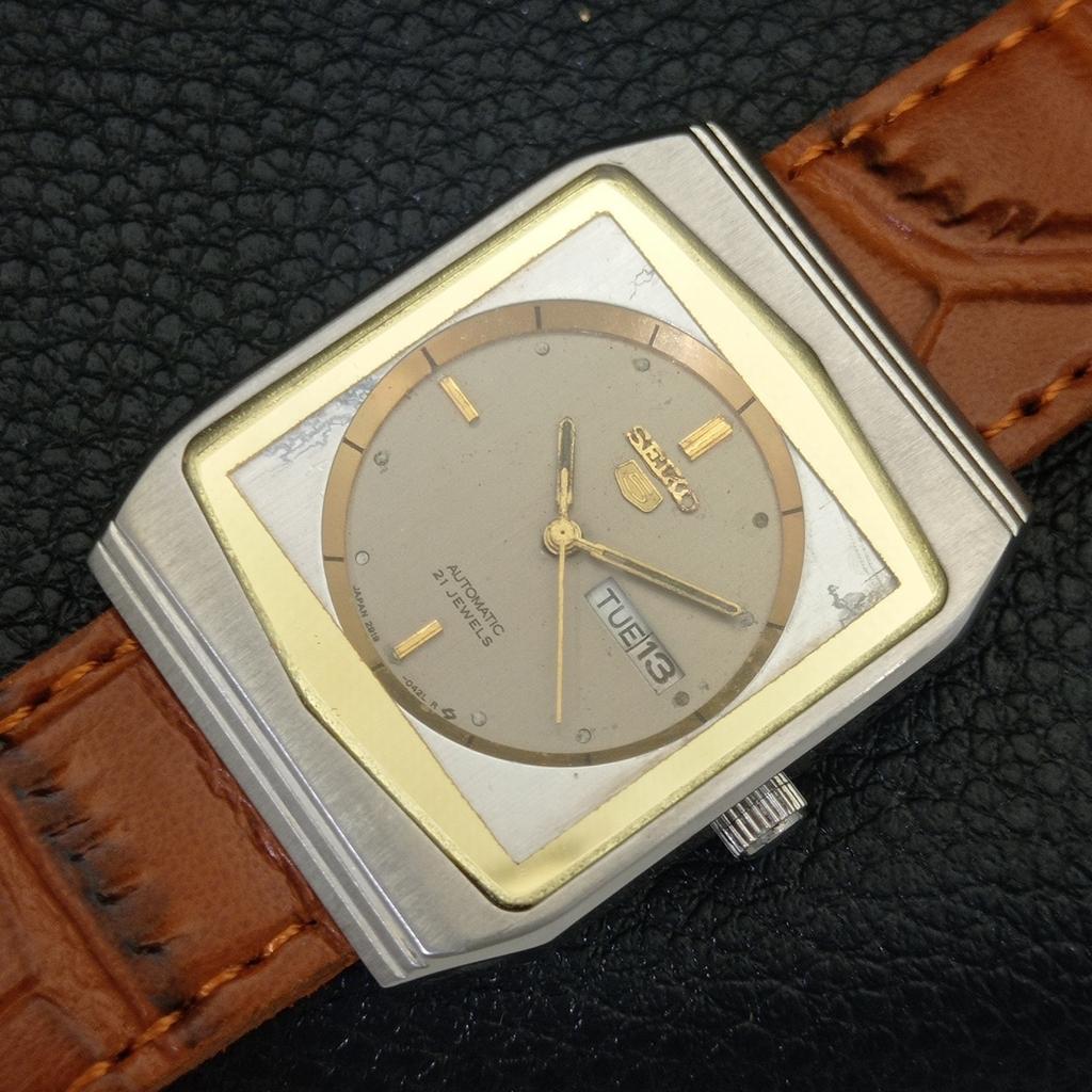 Seiko 5 АВТОМАТИЧЕСКИХ ВИНТАЖНЫХ ЯПОНСКИХ ЧАСОВ ДЛЯ МАЛЬЧИКА 2919A ОРИГИНАЛЬНЫЙ ЦИФЕРБЛАТ a704284-1