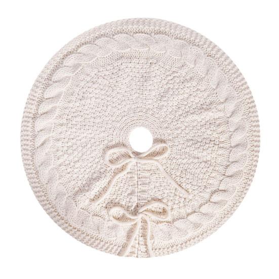 Юбка вязаная рождественская елка маленькая толстая вязаная коса круглая юбка елка деревенская