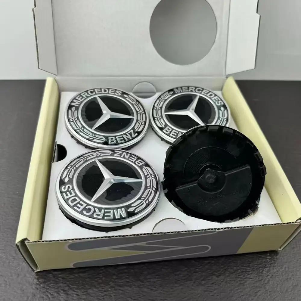 For Mercedes Benz amg 4pcs 75MM Floating Car Wheel Center Hub for Mercedes Benz AMG A C GLC GLA GLK GLE W205 W204 W203 W212 W211 W213 W210 W164