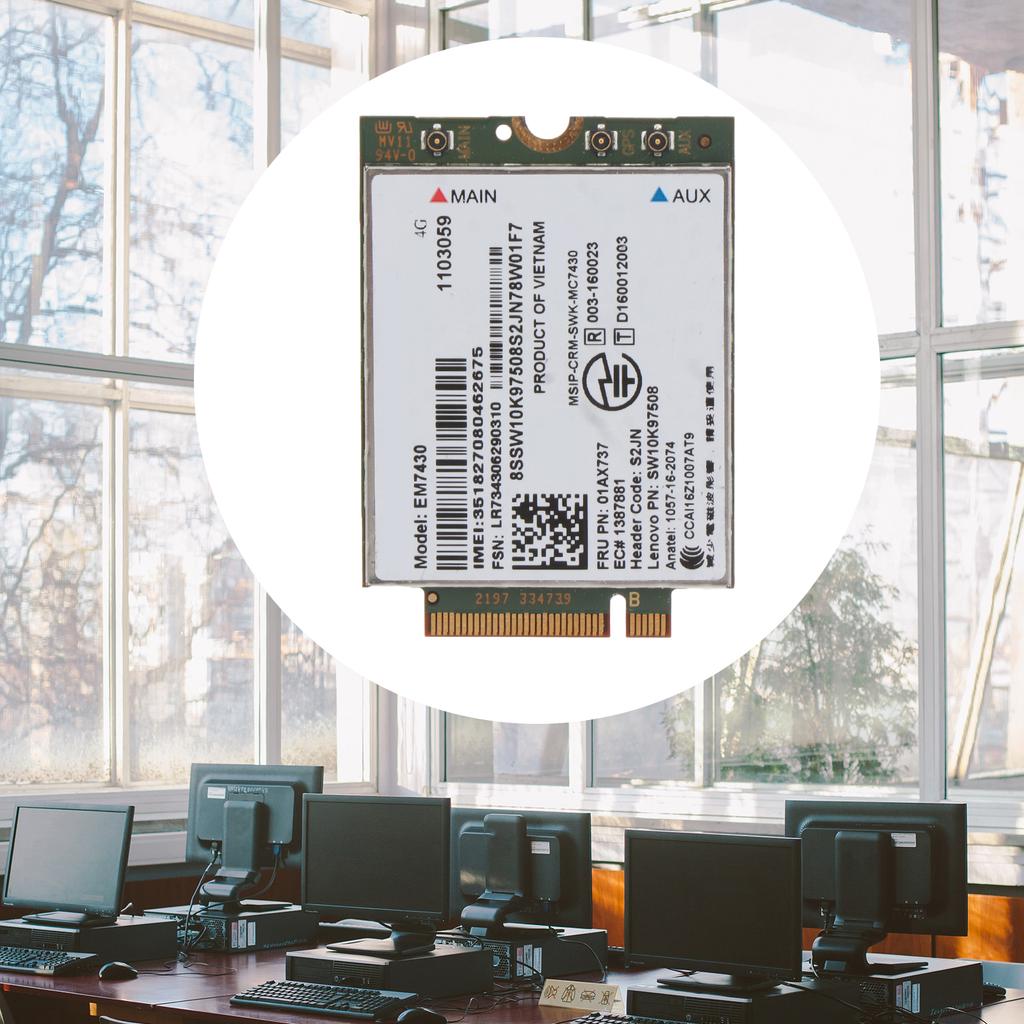 EM7430 4G LTE беспроводной модуль WWAN M2 NGFF карта для ноутбука Thinkpad X1C Gen5 T470S Lt10 планшетный ноутбук LTE 4G