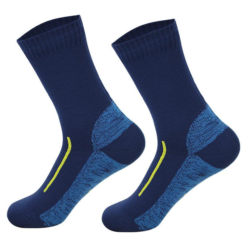 Unisex Mid Calf Ski Socks, Nylon Breathable Sweat Absorbent Winter Sports Socks for Men Women, 168N Terry Knit Thermal Socks