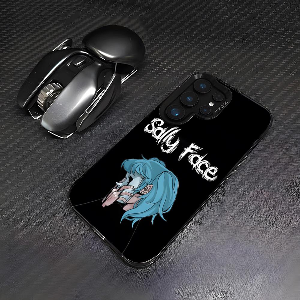 Чехол для телефона S-Sally Face Для IPhone 17 Pro Max 15 Pro 16 14 Plus 12 13 Mini 11 Pro Ударопрочный Цветной Чехол