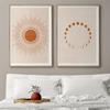 Солнце Луна Принт Бохо Спальня Декор Современный Минималистский Плакат Середины Века Гостиная Холст Картины Терракотовые Настенные Художественные Фотографии