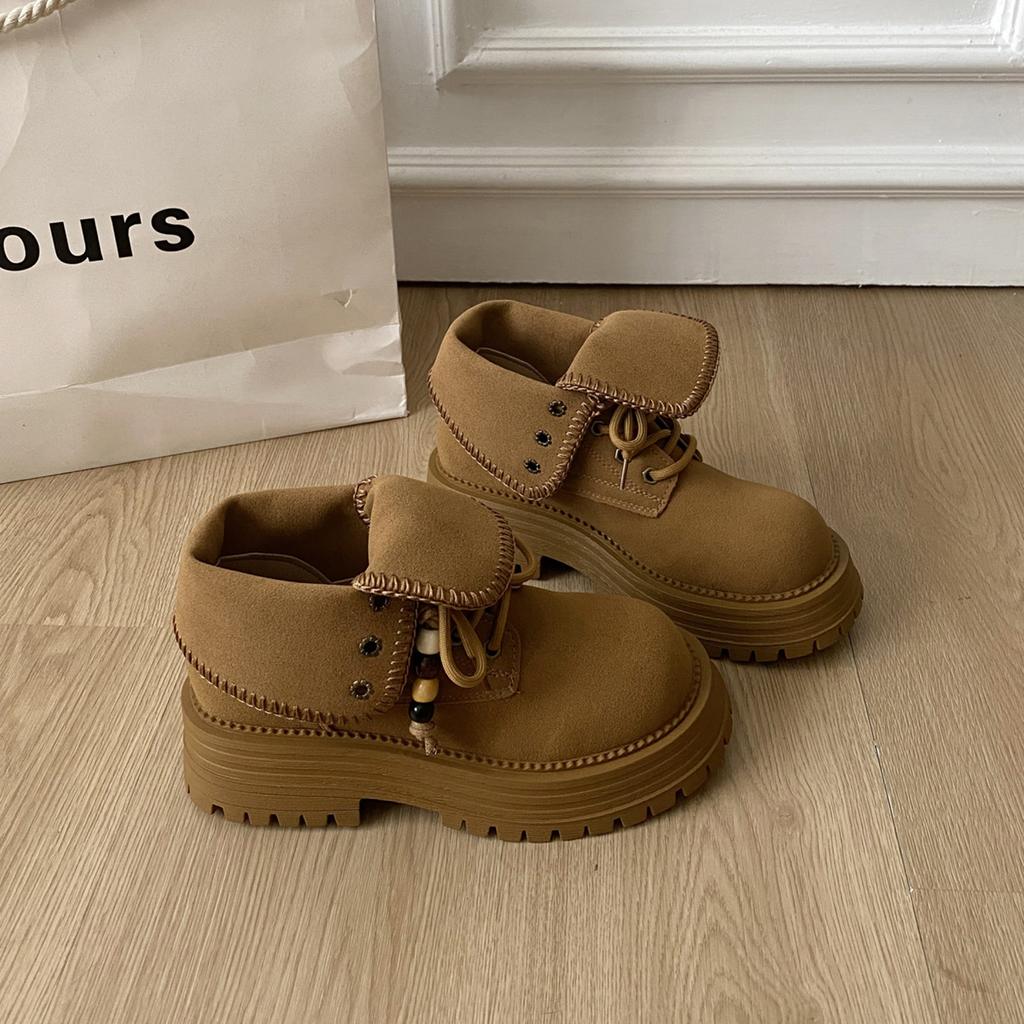 Ретро британский стиль ботинки на платформе женские новые летние высококлассные увеличивающие рост короткие ботинки