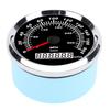 85mm Boat Speedometer with Step Motor 7 Color Backlight Red Pointer 200MPH Waterproof Speed Gauge for Yacht RV Truck