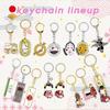 [Daio Manufacturing] Japanese souvenirs tourist spot key ring metal inbound keyring lightweight gift Small gift (beckoning cat oval)