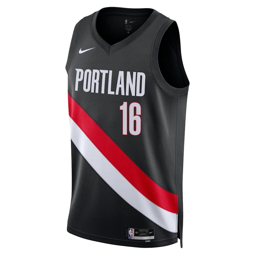 Nike Мужская майка Nike Dri-FIT NBA Swingman Damian Lillard Portland Trail Blazers Icon Edition HM3995-010