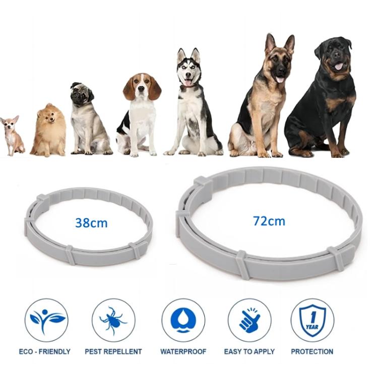 Ошейник от блох и клещей для собак и кошек с алюминиевым корпусом