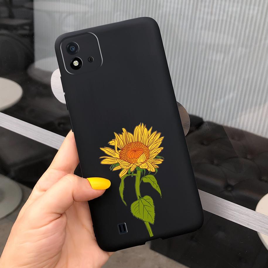 Чехол-бампер для Oppo Realme C11 Для Realme C11 2021 Мягкий силиконовый задний чехол из ТПУ для RealmeC11 2020 RMX2185 C 11 Fundas Бабочка