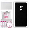 apgo Protective Skin Sticker for the Back Compatible with Xiaomi Mi Mix 2, Wrap Film, Foil, Vinyl - Pattern Matte Black