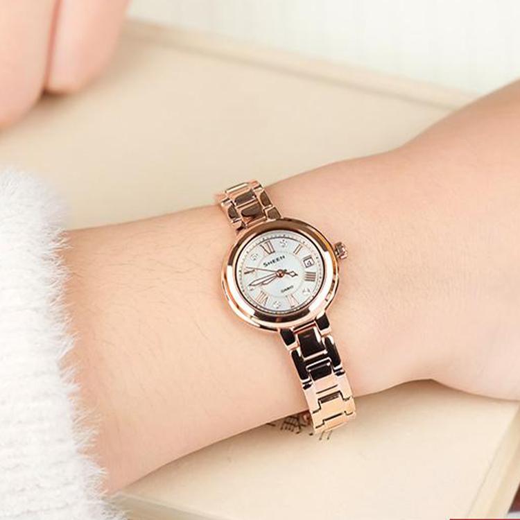 Casio Женские часы SHEEN Серые SHS-4523PG-7AUPR