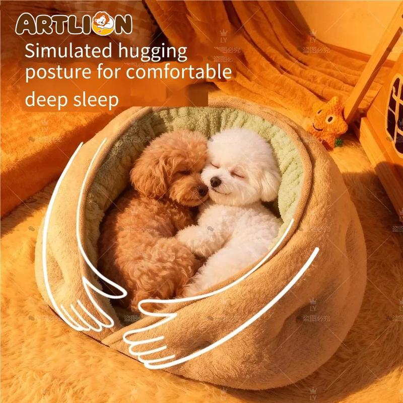 ARTLION Kennel Thickened Winter Warm Security Bed Small Dog Teddy Than Bear Sleeping All-season Pet Supplies 2026 Dog Mat