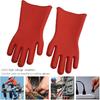 Electrical Insulated Lineman Rubber Gloves, Electrician High Voltage Hand Shape Waterproof Safety Protective Work Gloves 10000V Insulating for Man