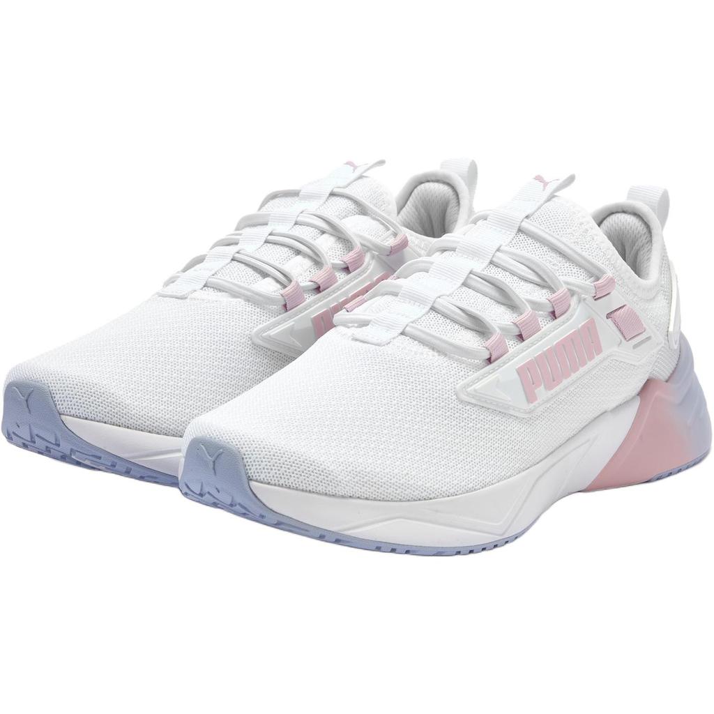 Kids' Sneakers PUMA Retaliate 3 Cushioning, Wear Resistant Low top Kids Lifestyle Shoes White Teenagers