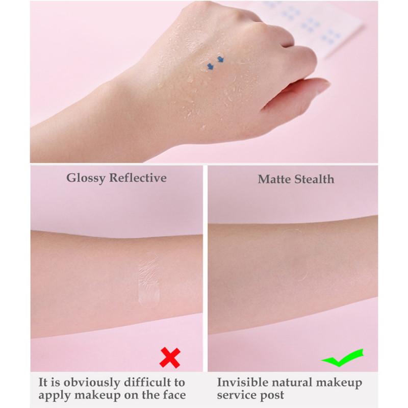 Водонепроницаемая клейкая лента для макияжа с V-образным вырезом, невидимая дышащая наклейка для подтяжки лица, подтягивающая подбородок