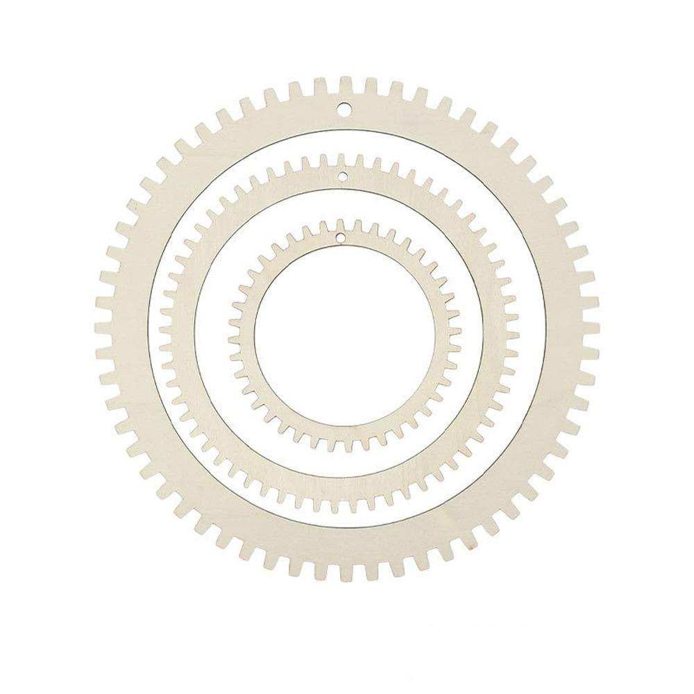 Versatile Wooden Weaving Loom Kit Weaving Comb Traditional Circular Gear Weaving Modular Design Art Crafts