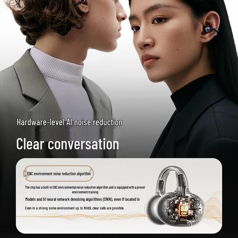 SANAG S8S AI Открытые беспроводные Bluetooth-наушники с зажимом на ухо