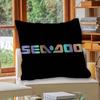 S-Sea D-Doo Seadoo Офисная Подушка Наволочка Чехол на Подушку Автомобиля 45X45СМ Наволочка для Подушки под Поясницу Чехол на Подушку Дивана