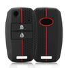 Silicone Car Key Case Cover Shell Fob for KIA RIO 3 K2 K3 K4 K5 Sportege Picanto Optima Soul Ceed Sorento Forte Stinger Cerato