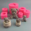 DIY Teddy Bear Head Silicone Mold for Honey, Plaster, Aromatherapy, and Ice Cream