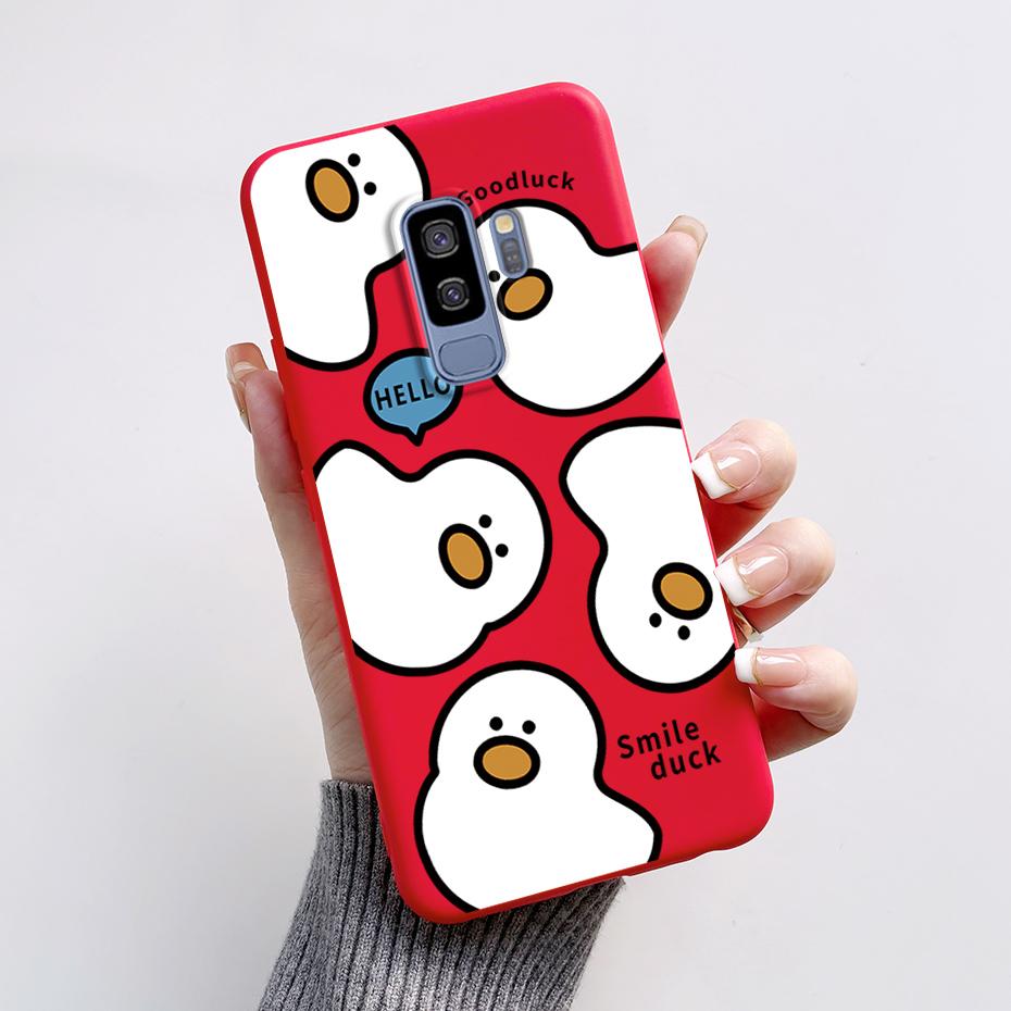 Силиконовая задняя крышка для Coque Samsung Galaxy S9 Plus Милый кролик панда Защитный мягкий чехол для телефона SamsungS9 S9Plus Funda Capas