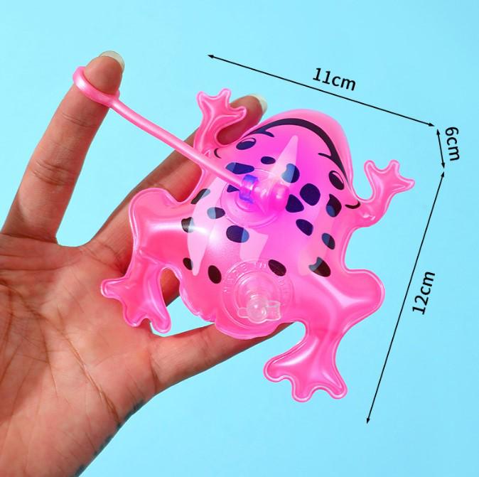 Inflatable Mini Frog Pendant: Luminous Decompression Toy