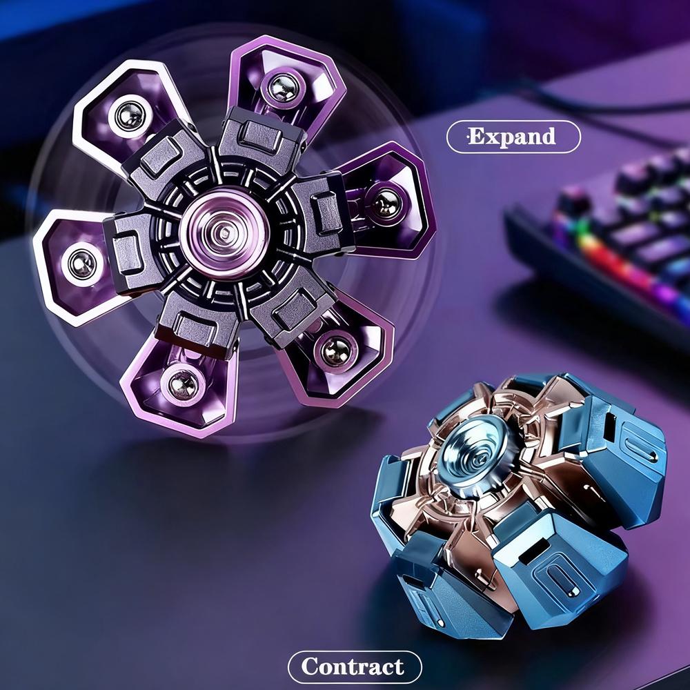 EDC Ручной Спиннер Игрушка для Снятия Стресса Креативный Вращающийся Гироскоп Спиннер для Кончиков Пальцев Игрушки-Фиджеты Рождественские Подарки для Мальчиков Взрослых
