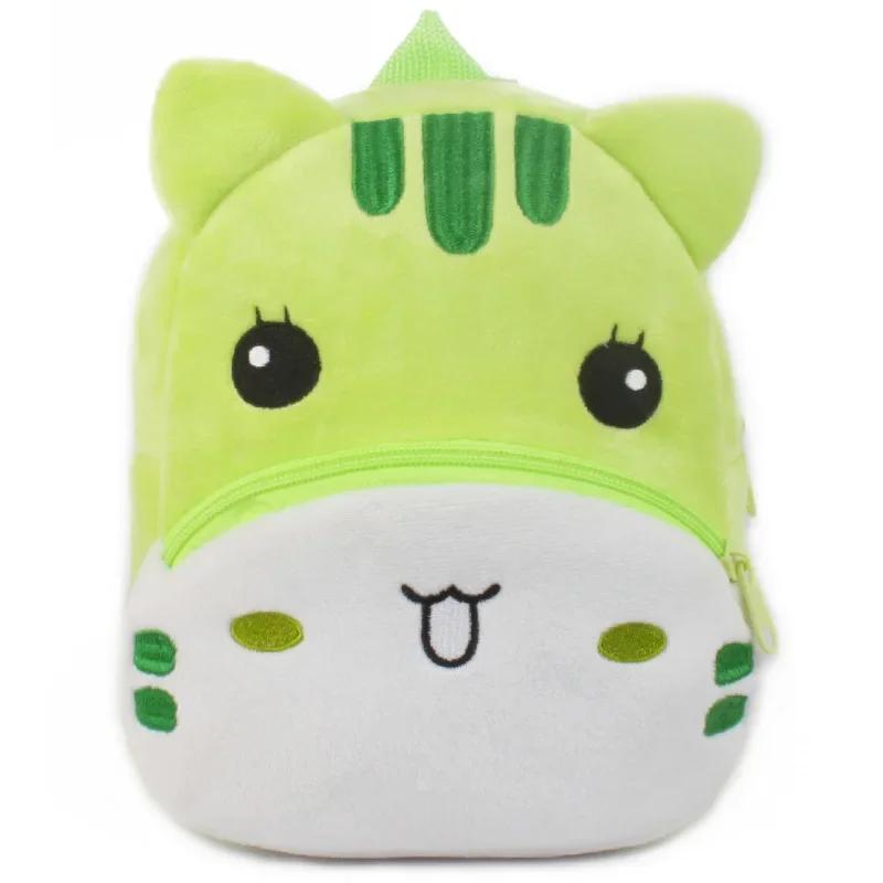 Детские школьные сумки унисекс, милый плюшевый рюкзак с 3D животными для мальчиков и девочек, детская мини-сумка для книг, детские рюкзаки для мальчиков 0-4 лет