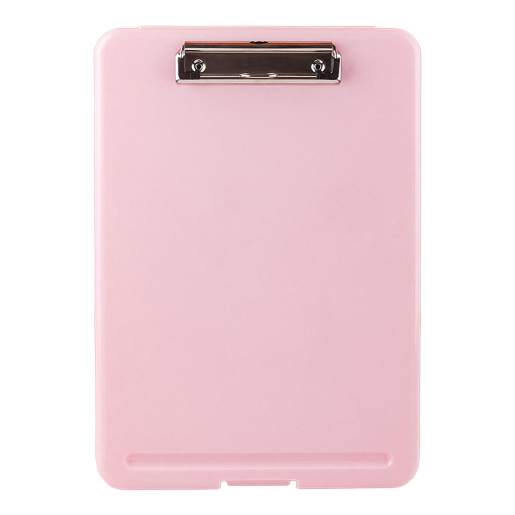 2-in-1 Clipboard with File Storage Case Portable Document Organizer Waterproof File Folder for Hospital Nurse Doctor