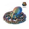 3D Printed Articulated Octopus Rex Realistic Octopus Model Jointed Movable Birthday Gift Realistic Animals Decorative Desktop