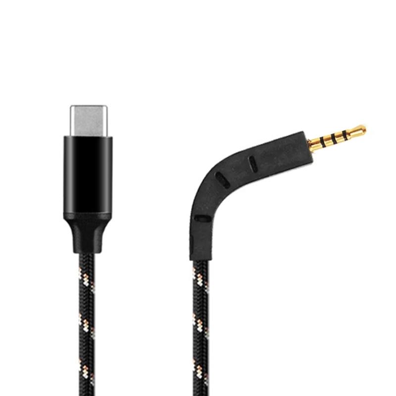 Durable Cable for B&W P7 Headphone Extension Cord Nylon/TPE Wire Improve Your Listen Experience Hifi Sound Cord 120cm