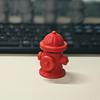Novelty Desk Gadget 3D Printed Mini Fire-Hydrant Fidget Toy, Clickable Crisp Sound Stress Relief Accessory Compact Anxiety Decoration for Office Home,