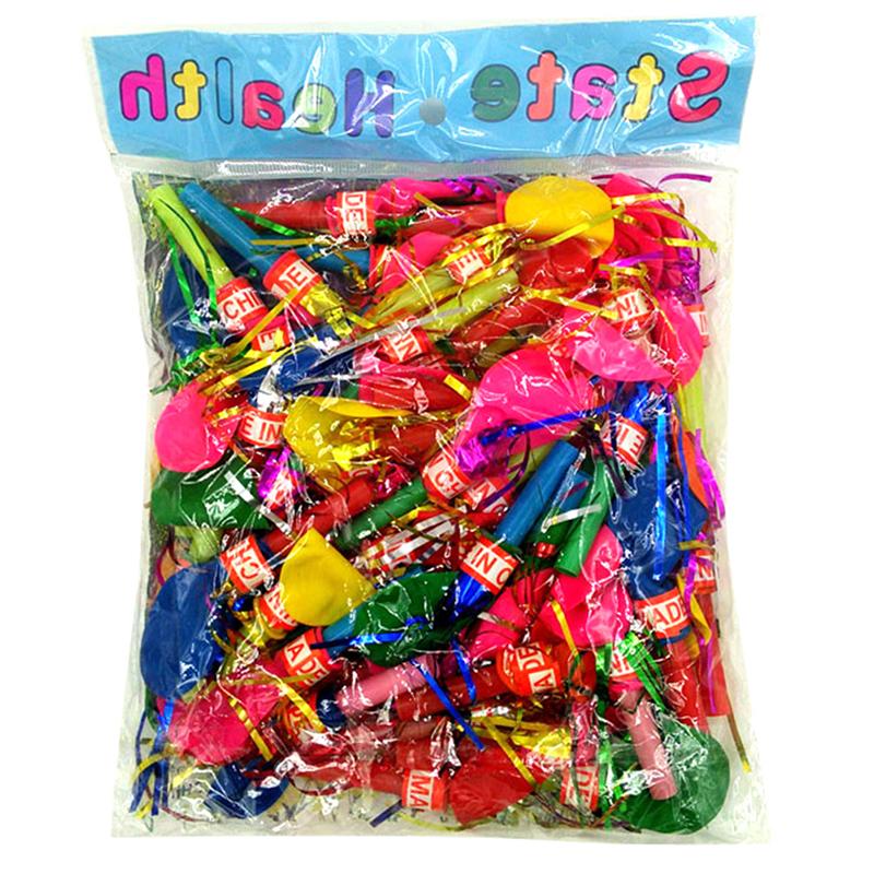 50 шт. красочные свистки с драконом и воздушным шаром для детей на день рождения