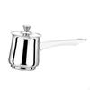 Stainless Steel Coffee Maker with Even Heating for Milk, Ideal The Kitchen, Office Or Home.