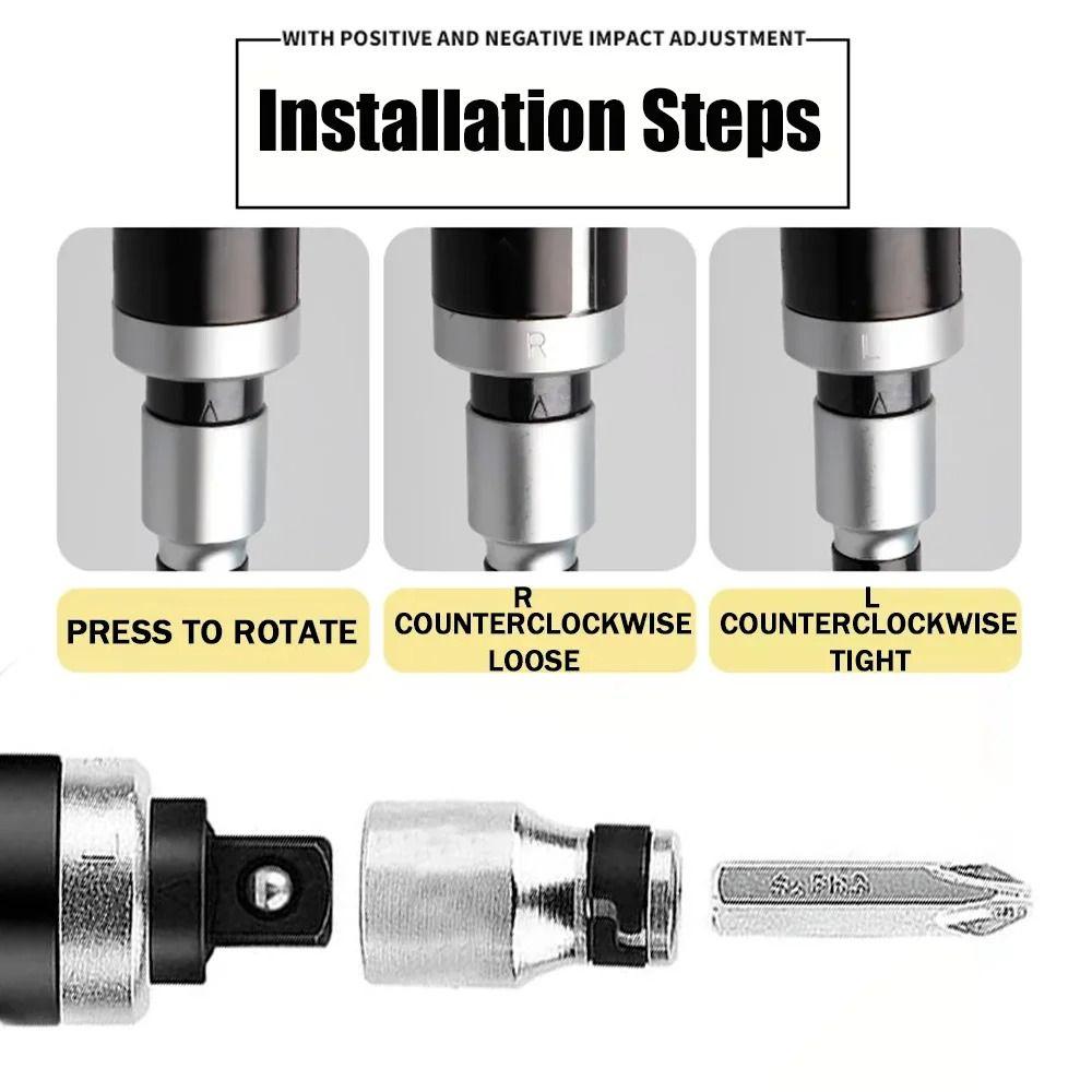 Hand Tools 7/13pcs Manual Impact Screwdriver Nut Strike Impact Driver  Disengage Frozen Bolts