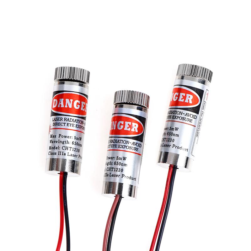 650Nm 5Mw Red Point/Line/Cross Laser Module Laser Head Laser Tube 3V-5V Dotted Laser Head Used For Red Light Laser Pointers