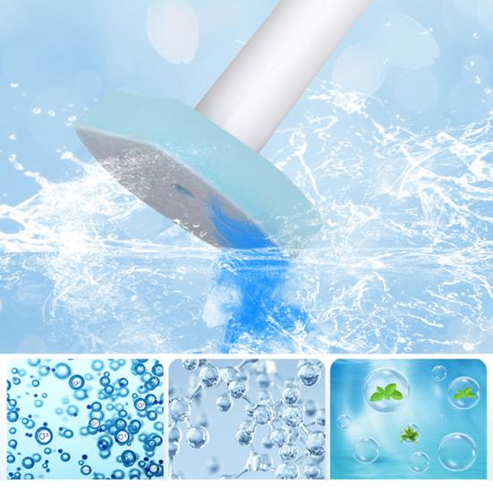 1 шт. Набор туалетных щеток Одноразовая Безударная Пластиковая Бытовая Чистящая Щетка