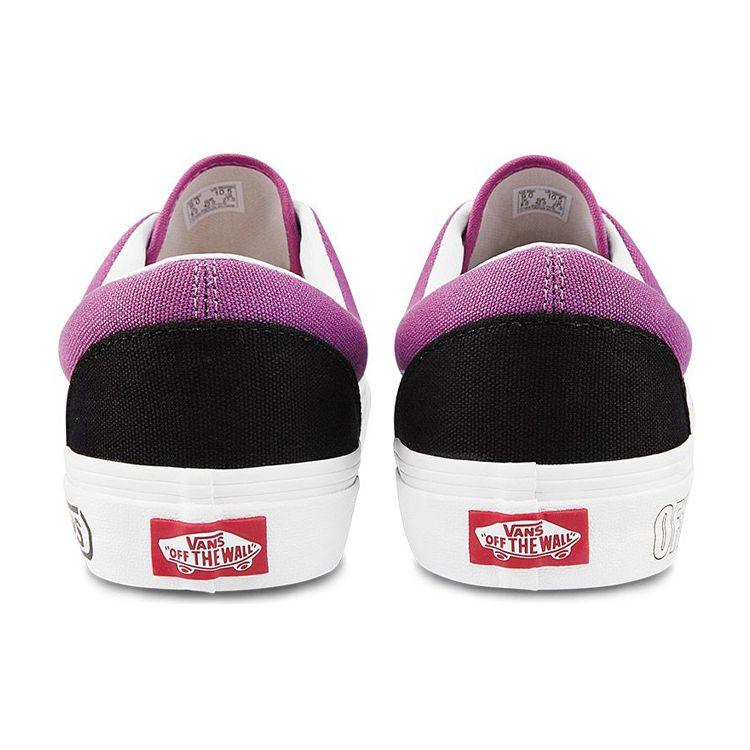 Vans Era Retro Skateboard Patchwork Low-Top Sneakers Unisex Sneakers Black Purple VN0A4U39263