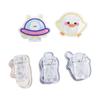 Letter Clip School Stationery Cartoon Binder Clips Snacks Sealing Clip Paper Clip Transparent Clip
