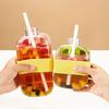 Curling Ice Cube Mold with One-Touch Release Flexible Ice Tray Portable Leak-Proof Water Bottle for Gym Travel Outdoor
