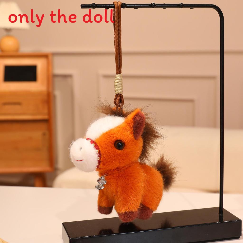 Год Лошади Длинная Плюшевая Кукла с Наполнителем из PP Хлопка для Праздничного Декора Подарок