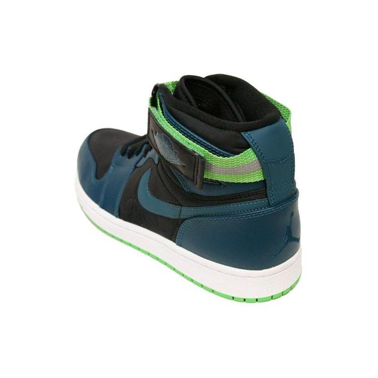 Jordan 1 Высокий ремешок Черный Бирюзовый 342132-013